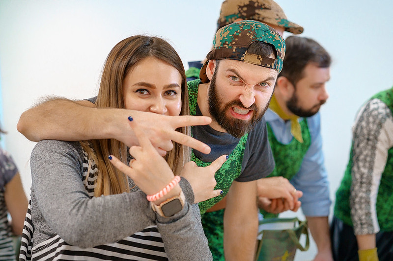 Корпоратив на День строителя в Bonn с уличными активностями